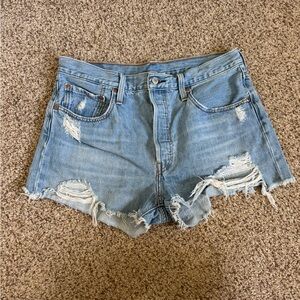 Levi 501 Denim Women Shorts